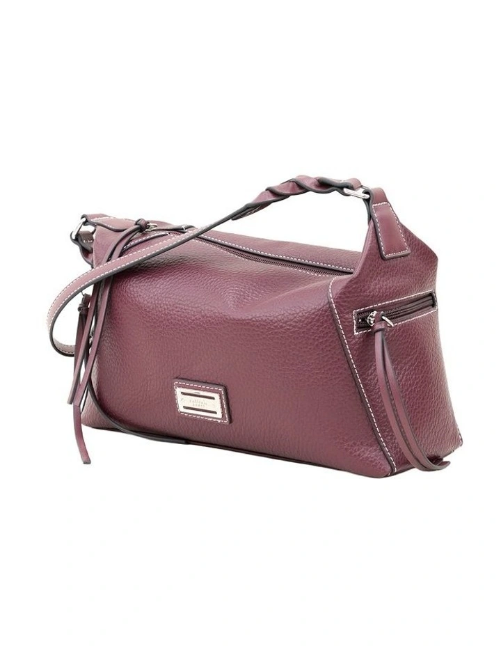 Edith Shoulder Bag in Plum image 2