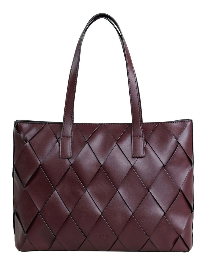 Vera Tote Bag in Plum image 1