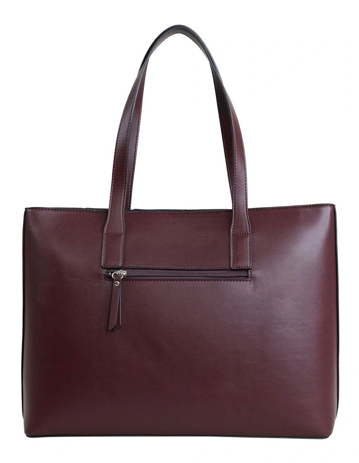 Vera Tote Bag in Plum image 3