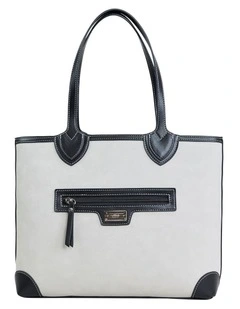 Betsy Tote Bag in Grey