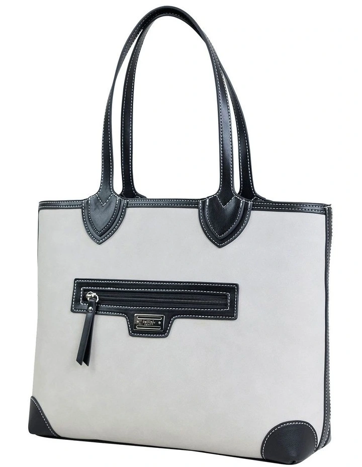 Betsy Tote Bag in Grey image 2