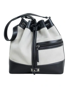 Betsy Bucket Bag in Grey