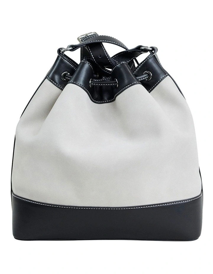 Betsy Bucket Bag in Grey image 3