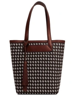 Winnie Tote Bag in Black Multi