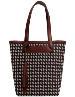 Winnie Tote Bag in Black Multi