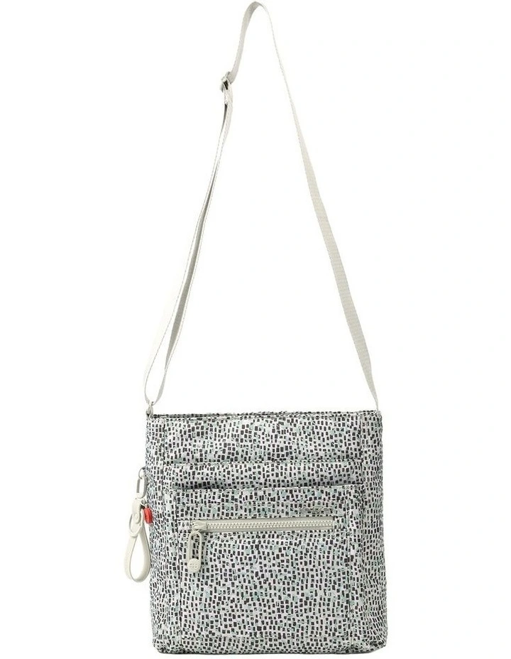 Orva Crossbody Bag in Grey Print image 6