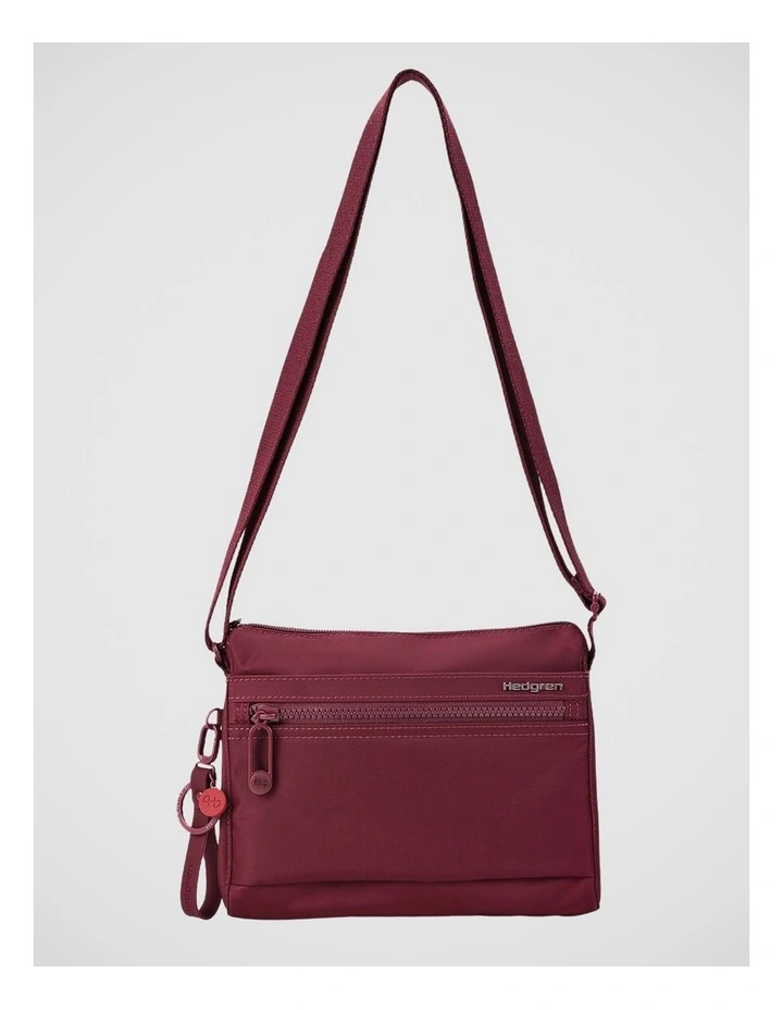 Eye Crossbody Bag in Maroon Banner image 7