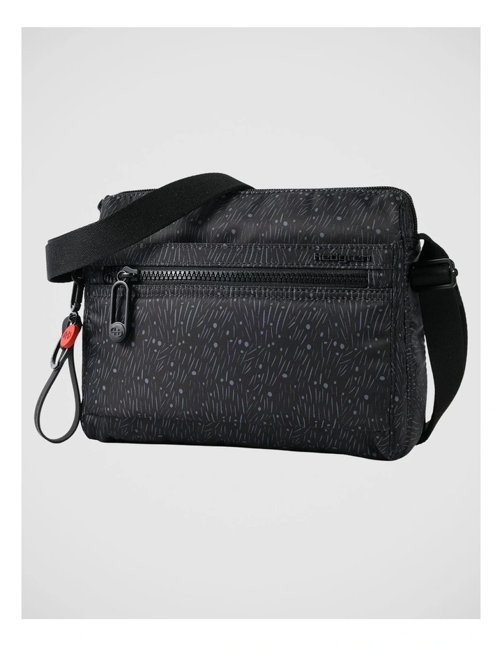 Eye Crossbody Bag in Floral Black image 2
