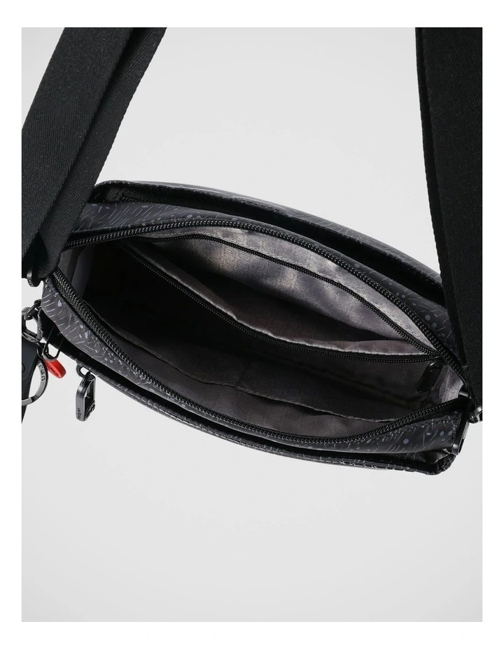 Eye Crossbody Bag in Floral Black image 5