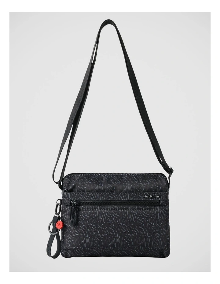 Eye Crossbody Bag in Floral Black image 6