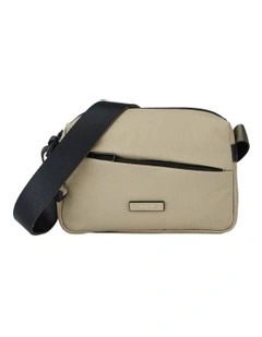 Neutron Comet Crossbody Bag in Beige