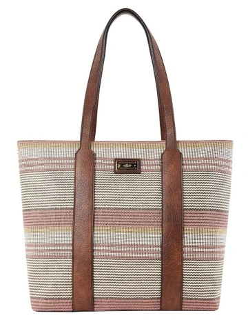 Gina Tote Bag in Brown Multi