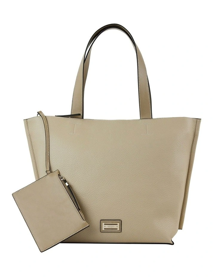 Wyatt Sts Tote Bag in Taupe image 1