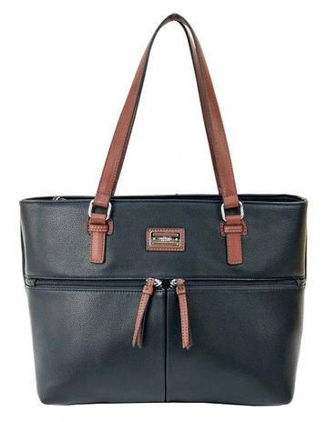 Edith Tote Bag in Black Multi