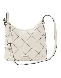 Hallie Crossbody Bag in Cream