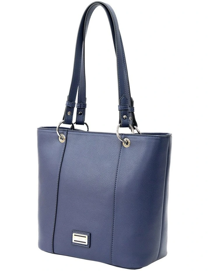 Angie Tote Bag in Navy image 2