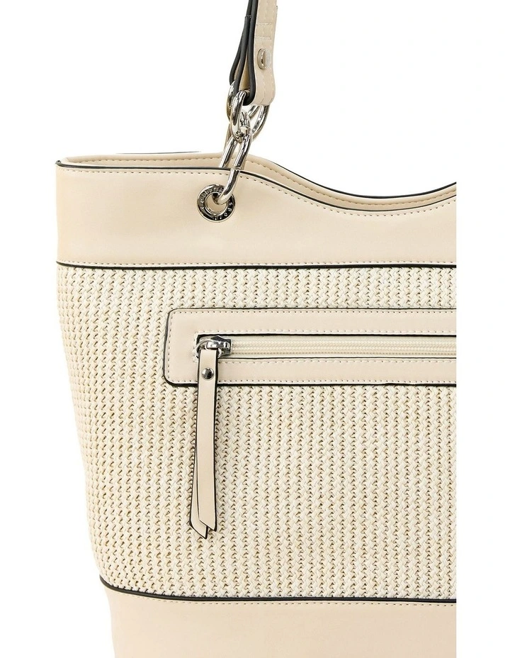 Sandra Tote Bag in Natural image 4