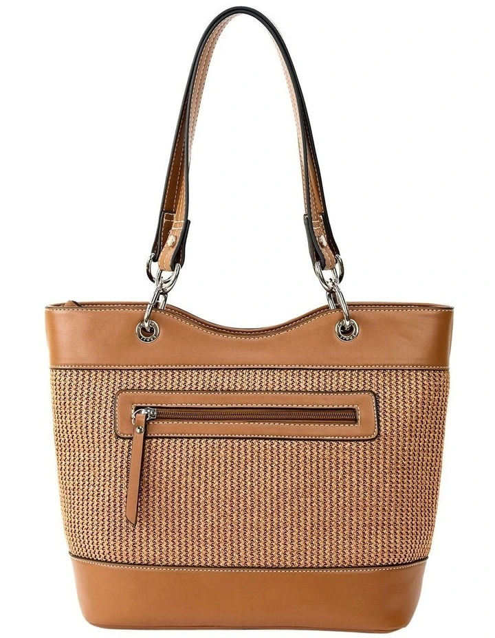 Sandra Tote Bag in Tan image 3