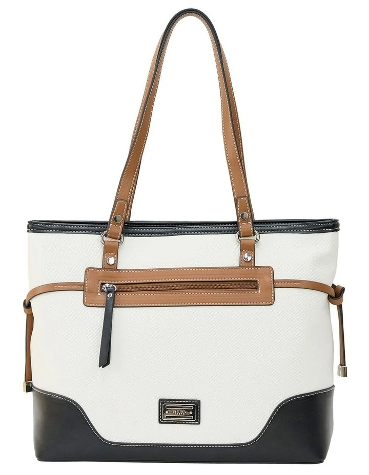 Bianca Tote Bag in White Multi image 1