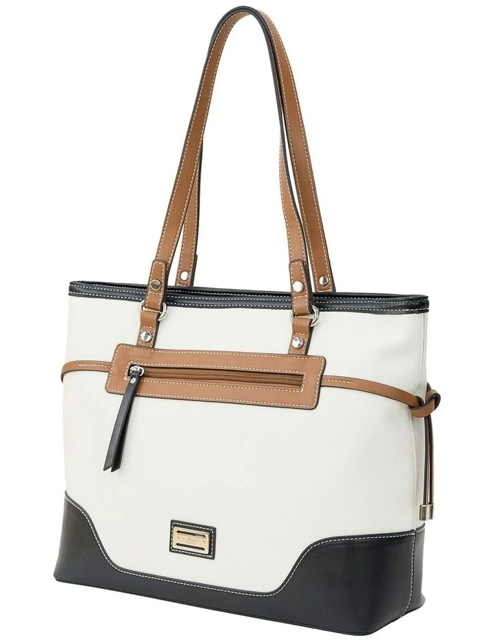 Bianca Tote Bag in White Multi image 2