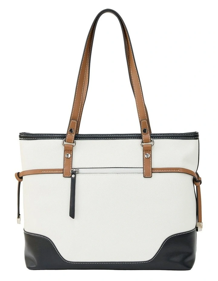 Bianca Tote Bag in White Multi image 3