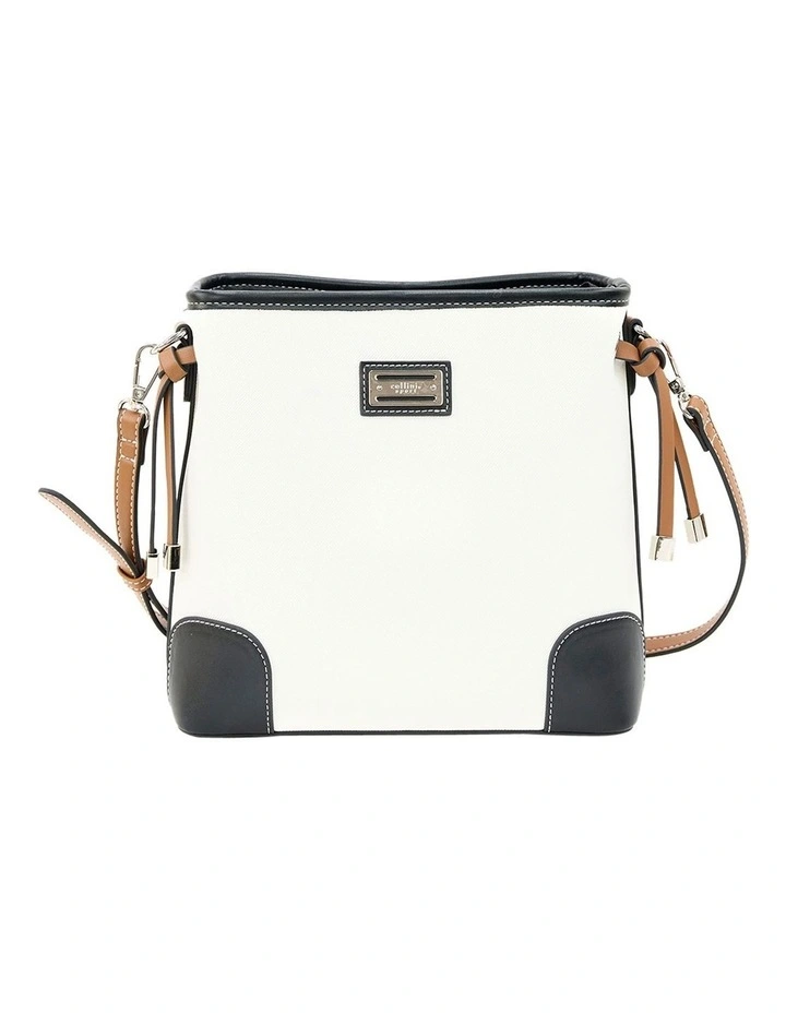 Bianca Bucket Bag in White Multi image 1