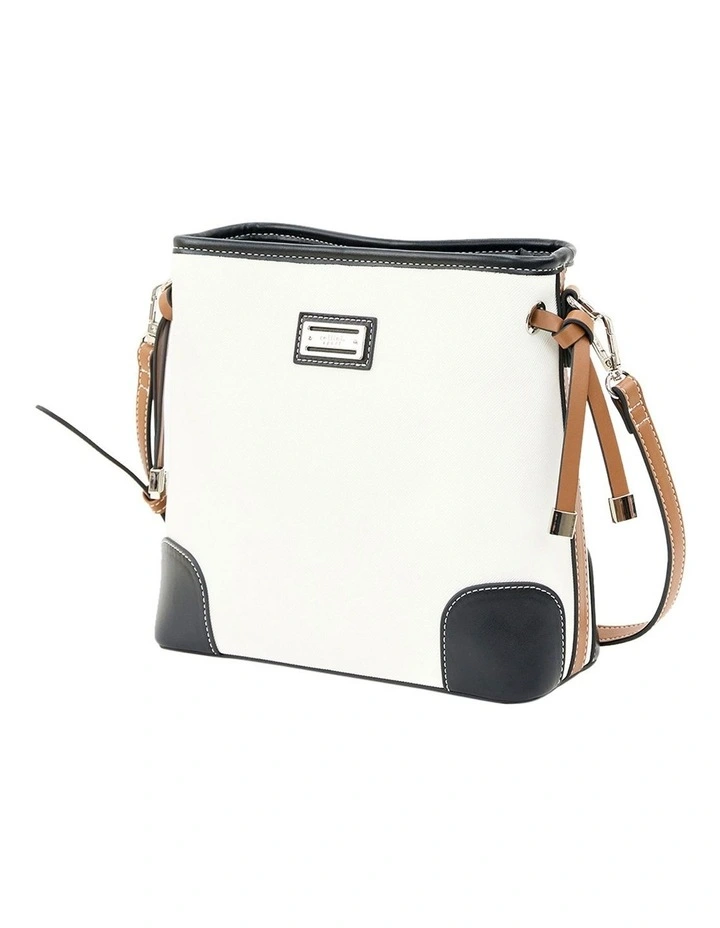 Bianca Bucket Bag in White Multi image 2