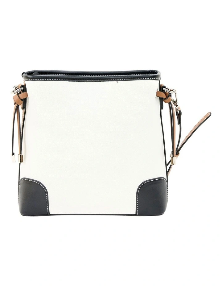 Bianca Bucket Bag in White Multi image 3