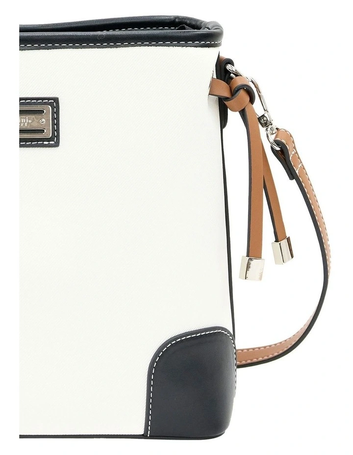 Bianca Bucket Bag in White Multi image 4