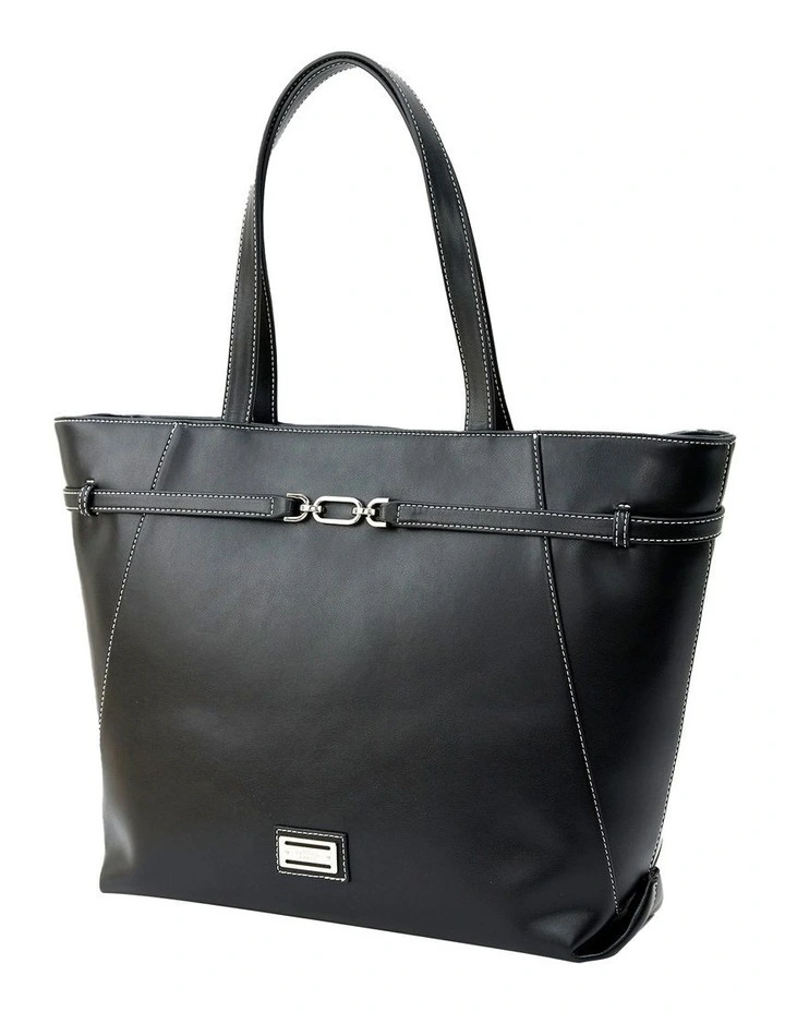 Candace Tote Bag in Black image 2