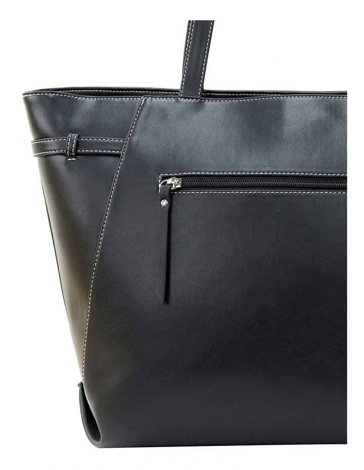 Candace Tote Bag in Black image 4