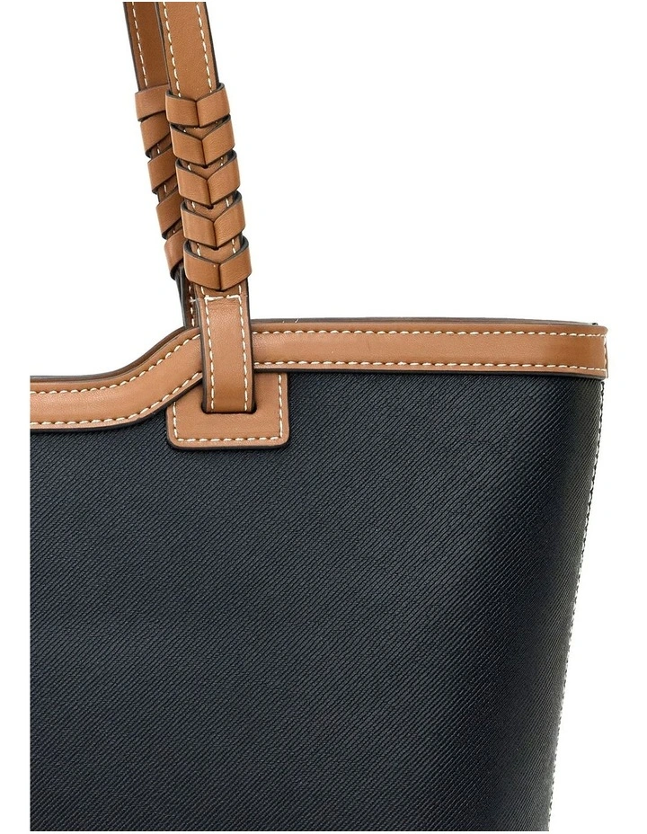 Joy Tote Bag in Black image 4