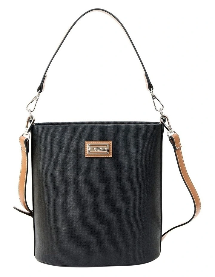 Joy Bucket Bag in Black image 1