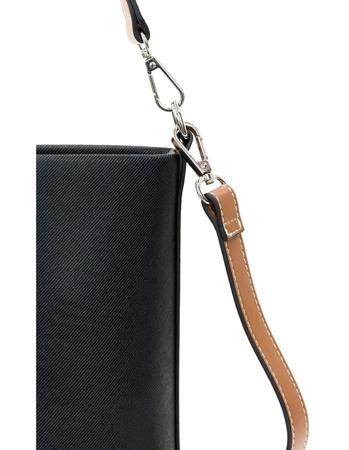 Joy Bucket Bag in Black image 4