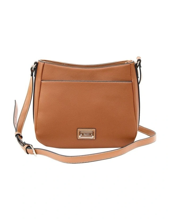Winton Crossbody Bag in Tan image 1