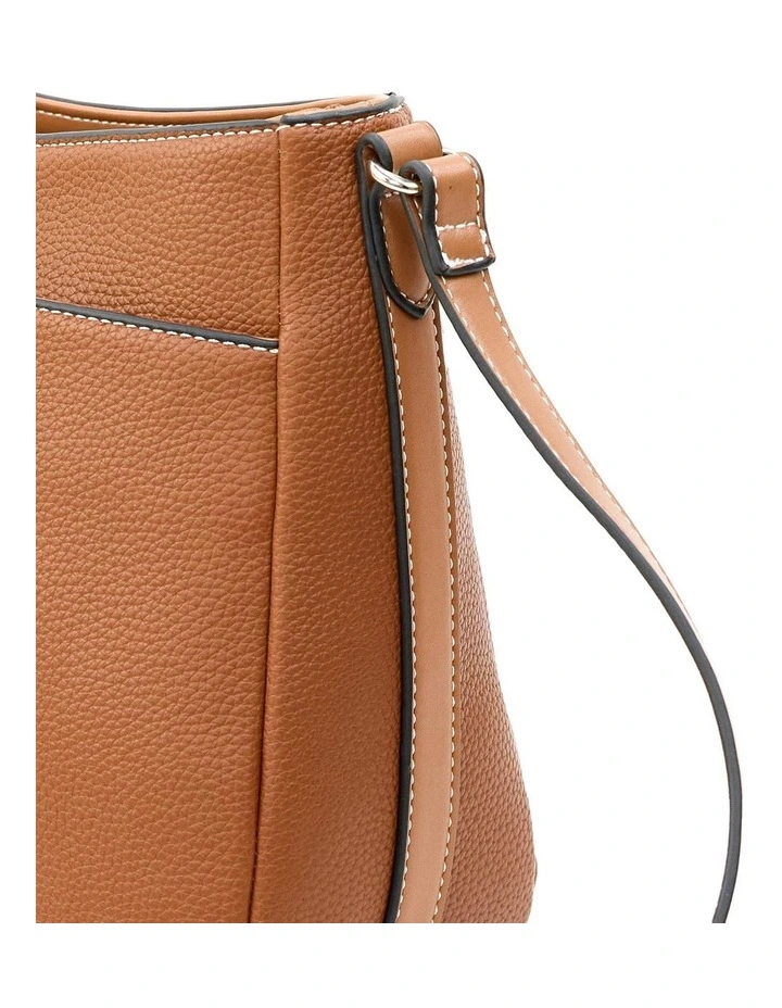 Winton Crossbody Bag in Tan image 4