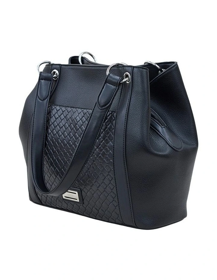 Winton Tote Bag in Black image 2