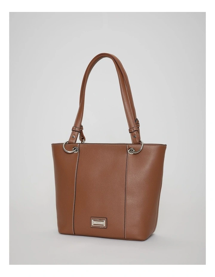 Pip Tote Bag in Brown Multi image 2