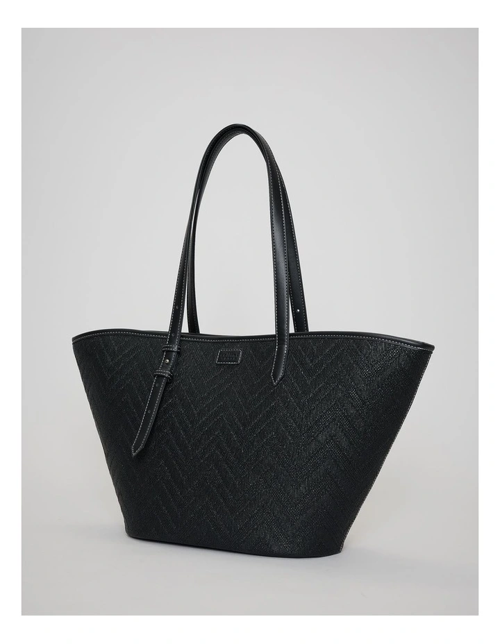 Claudia Tote Bag in Black image 2