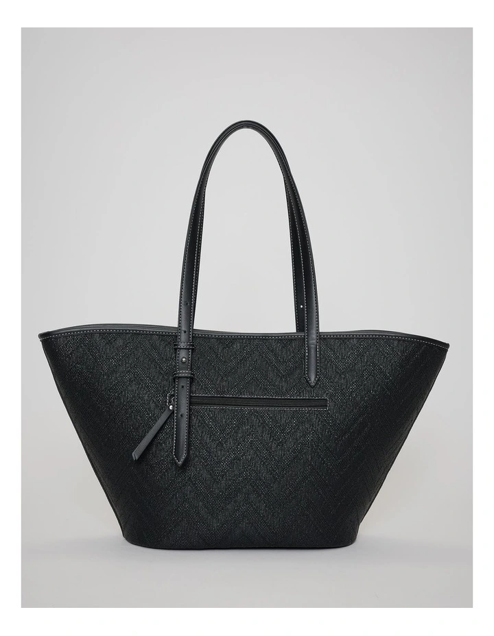 Claudia Tote Bag in Black image 3