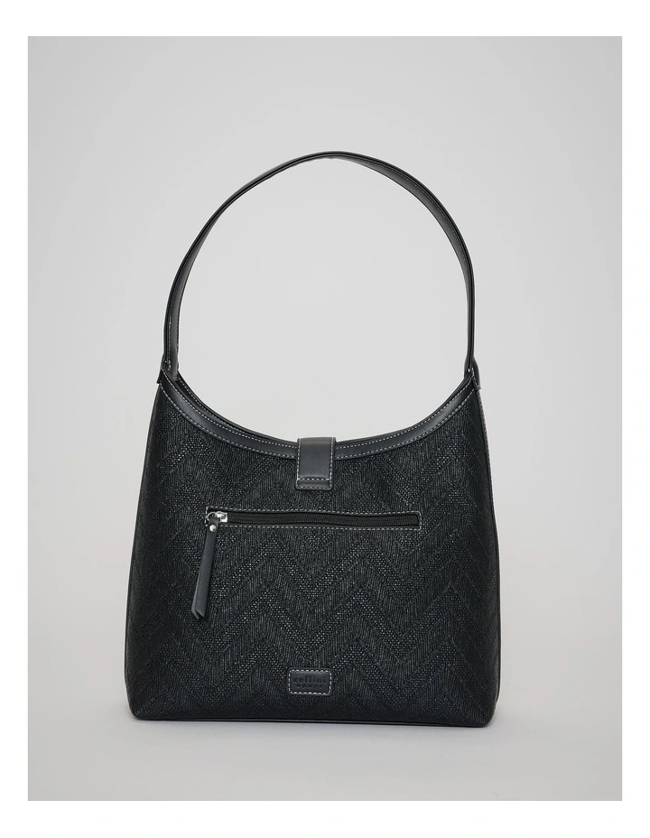 Claudia Shoulder Bag in Black image 1