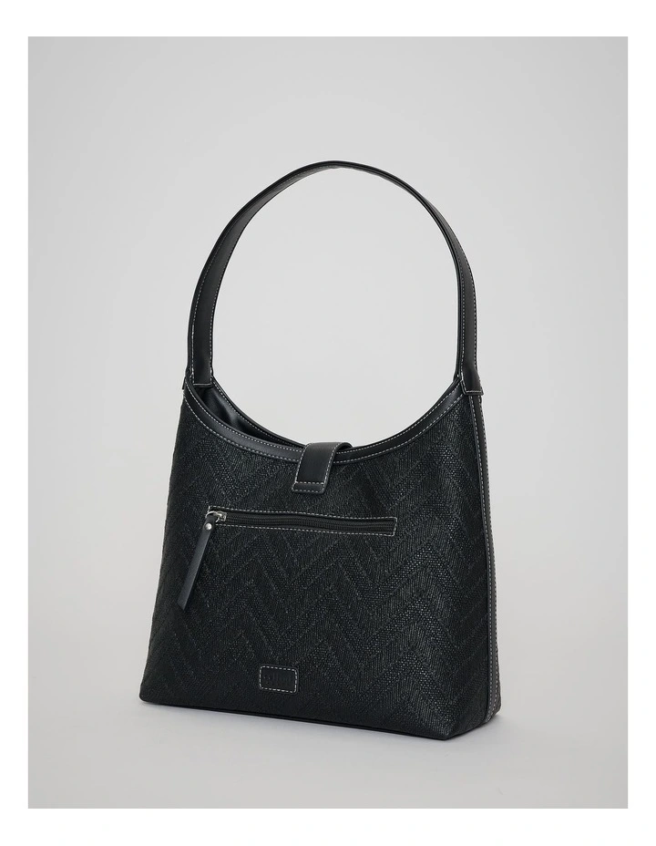Claudia Shoulder Bag in Black image 2