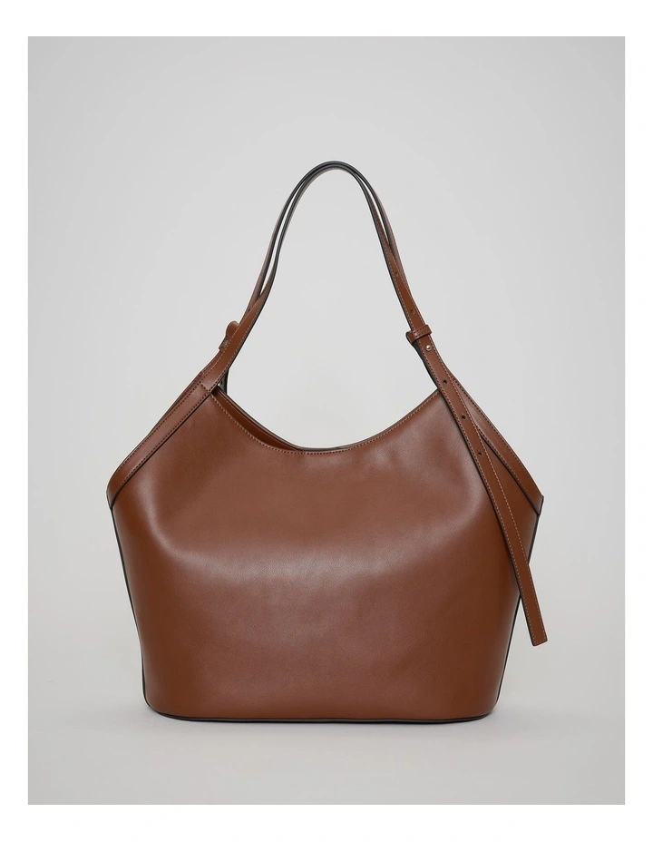 Tania Tote Bag in Tan image 3