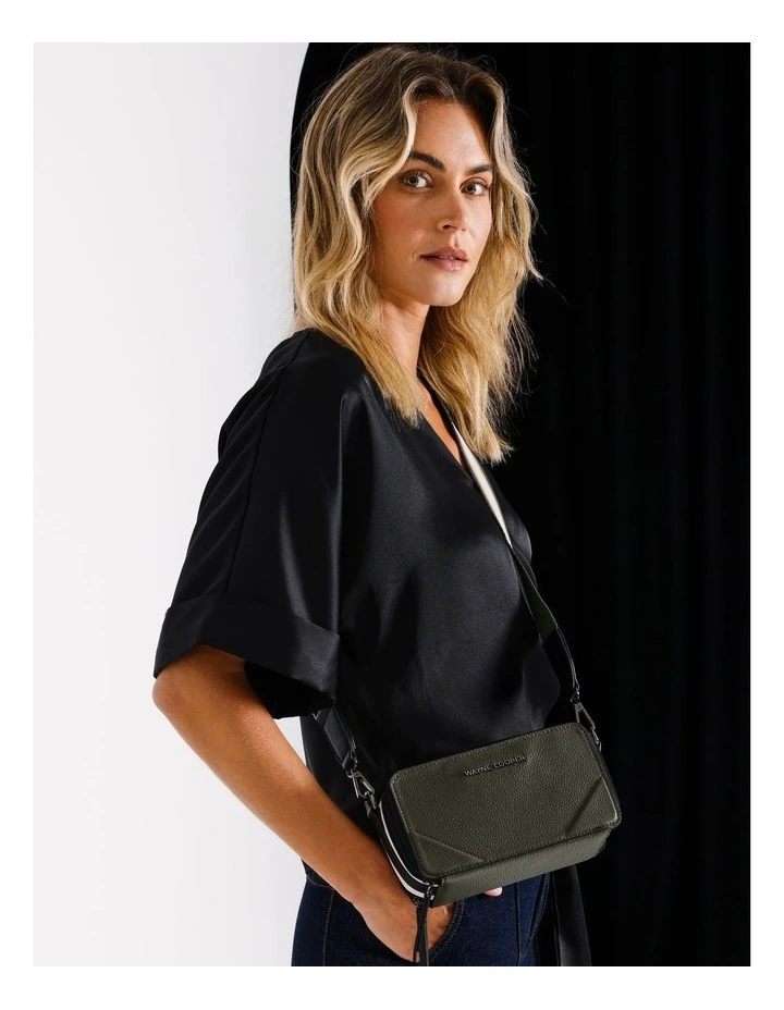 Wayne Cooper Courtnie Crossbody Bag In Khaki/Stone MYER