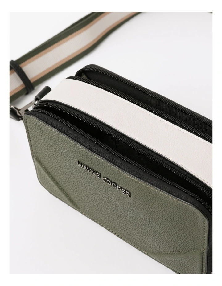 Wayne Cooper Courtnie Crossbody Bag In Khaki/Stone MYER