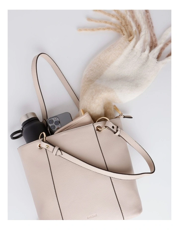 Ajay Tote Bag in Stone image 6