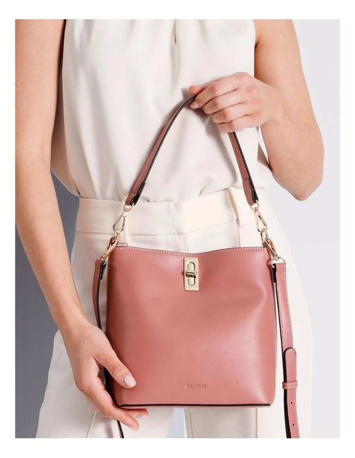 Tina Bucket Bag in Rose image 4
