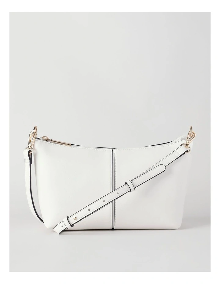 Dianne Crossbody Bag in White image 1