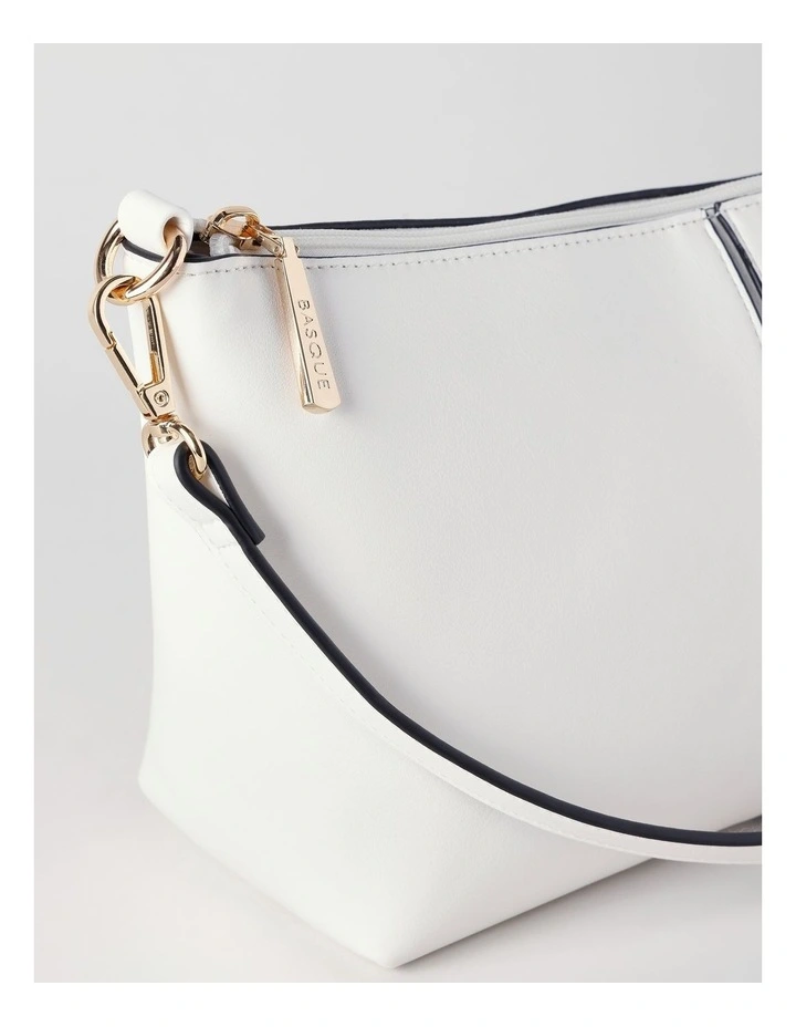 Dianne Crossbody Bag in White image 3