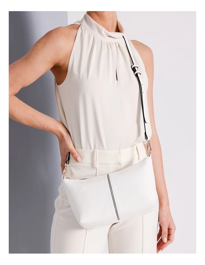 Dianne Crossbody Bag in White image 4